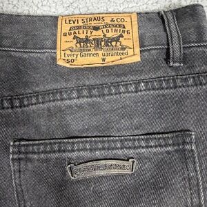 Chrome Hearts Style Jeans Mens 34x30 Black Straight Fit Denim Cross Preppy Logo